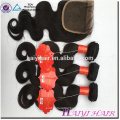 Wholesale Price Human Virgin Hair 4*4 Malaysian Virgin Hair Curly Lace Closure Piece